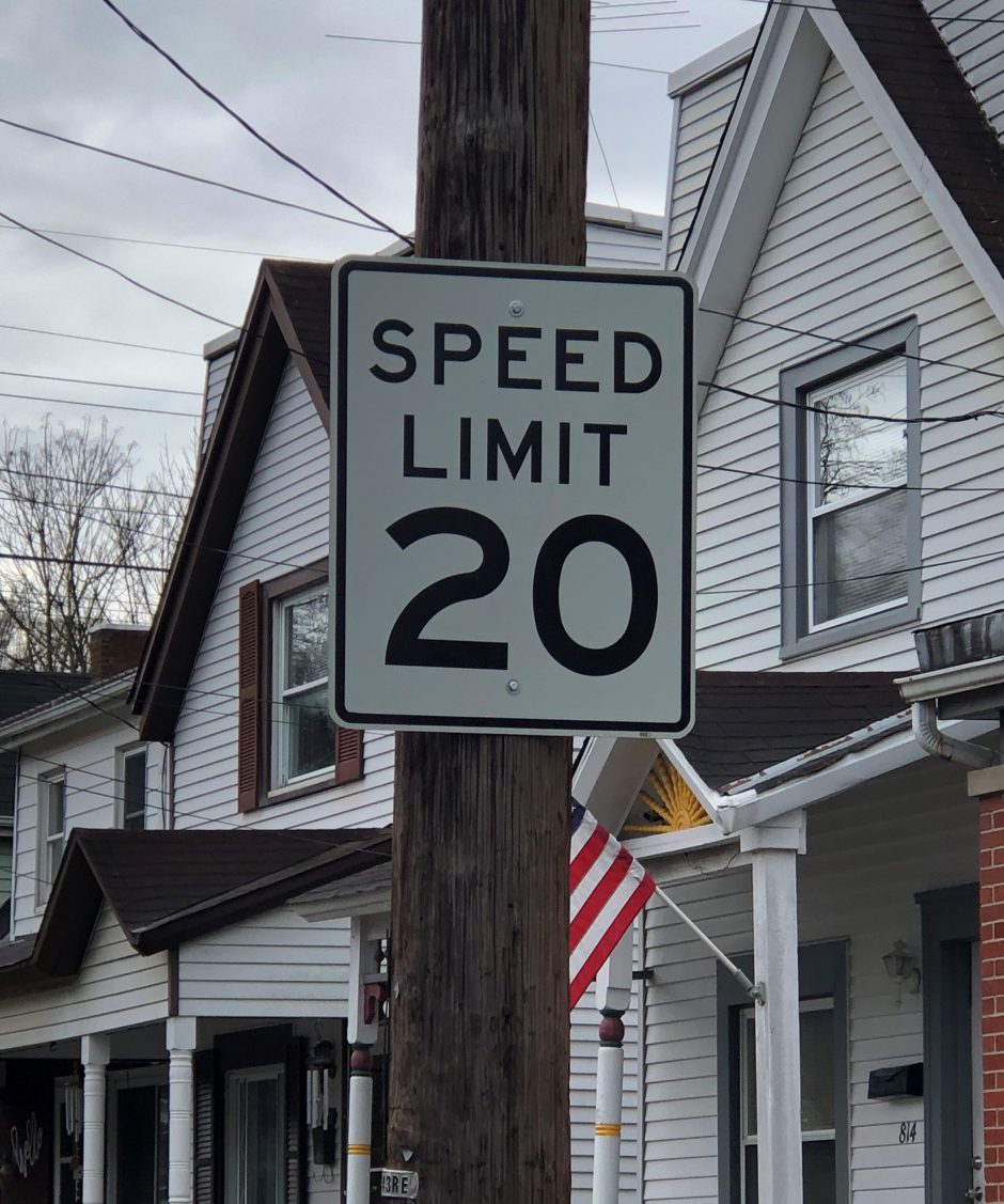 Speed Limit Reduction On Ervin Terrace Cit