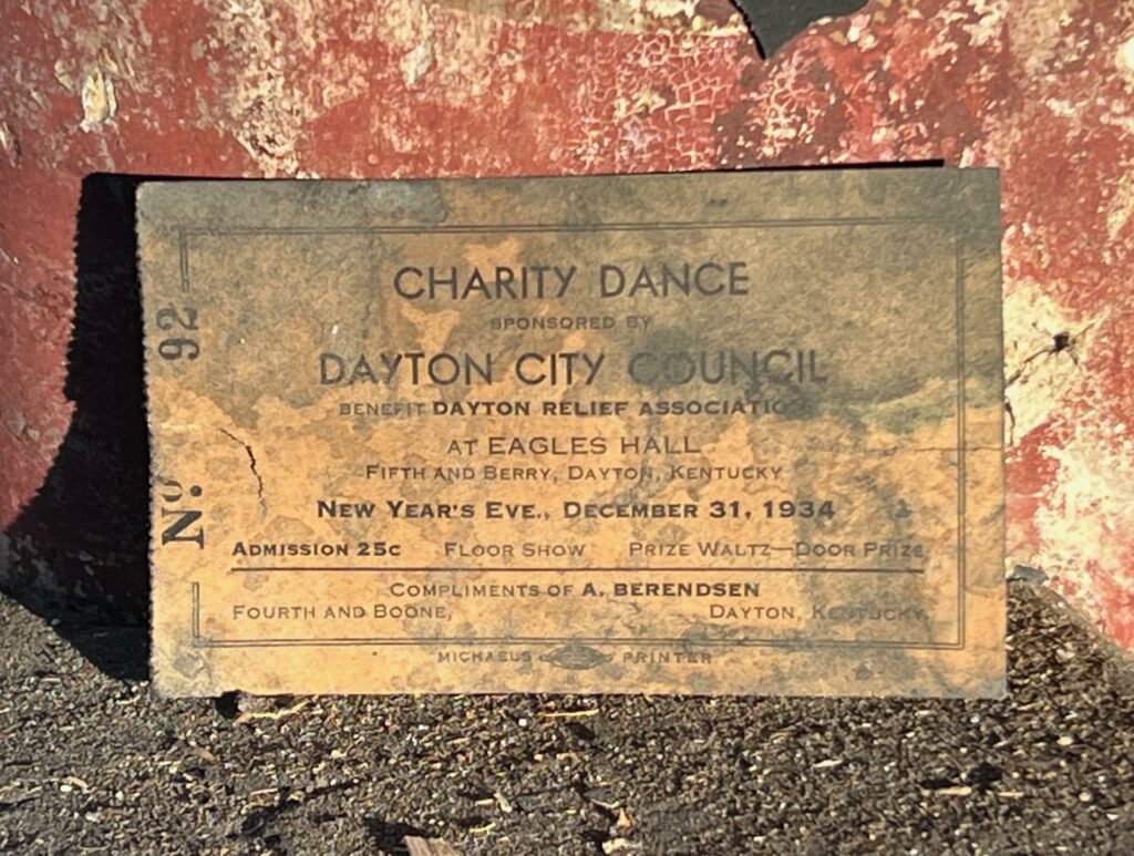 City staff, City Council tour historic Burton Building City of Dayton, Kentucky